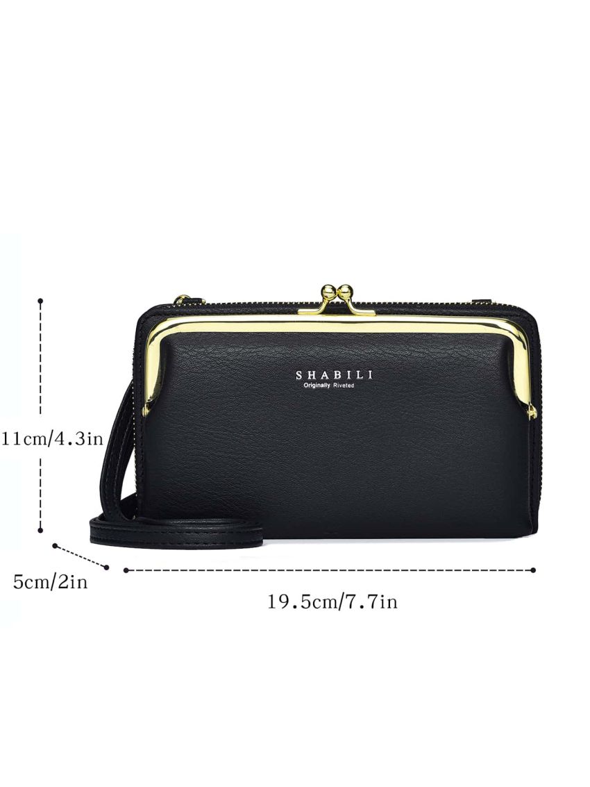 Letter Graphic Phone Wallet