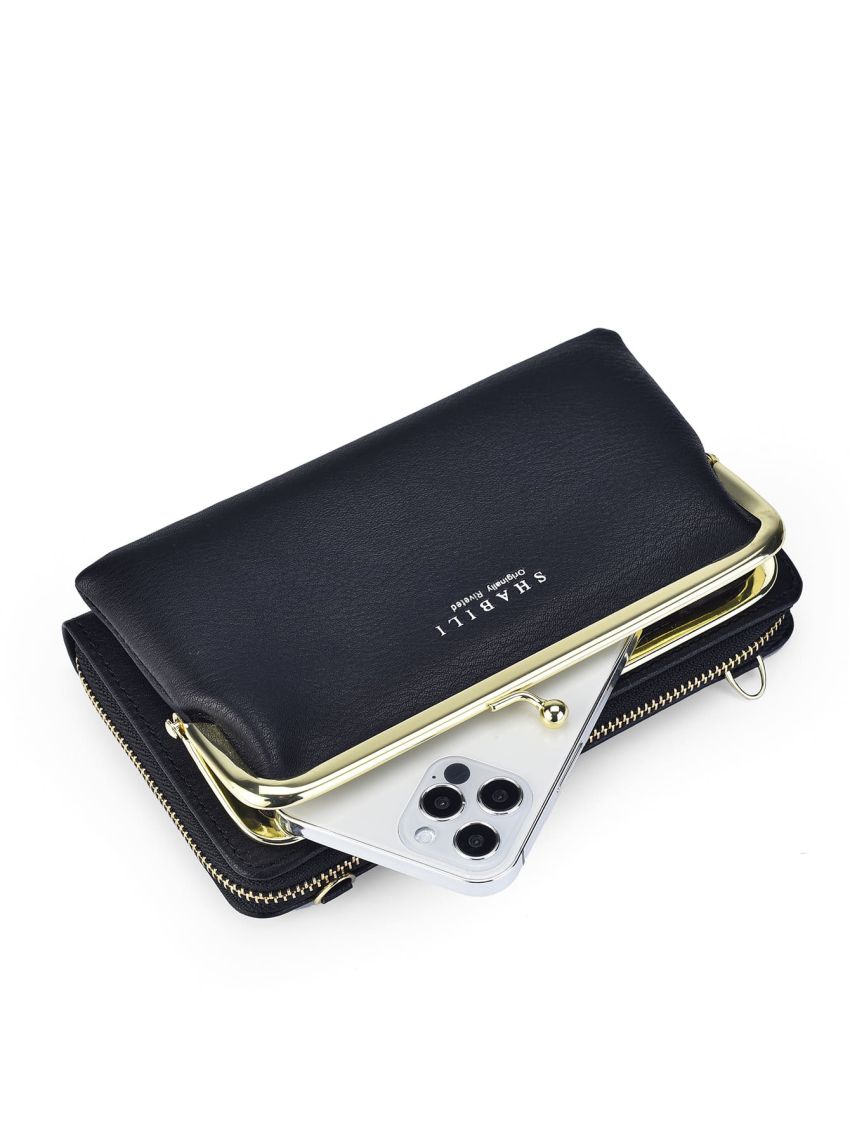 Letter Graphic Phone Wallet