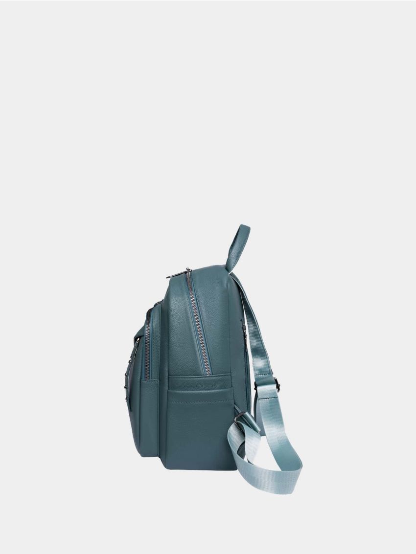 Studded Detail Pocket Front Backpack