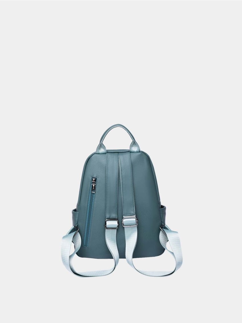 Studded Detail Pocket Front Backpack