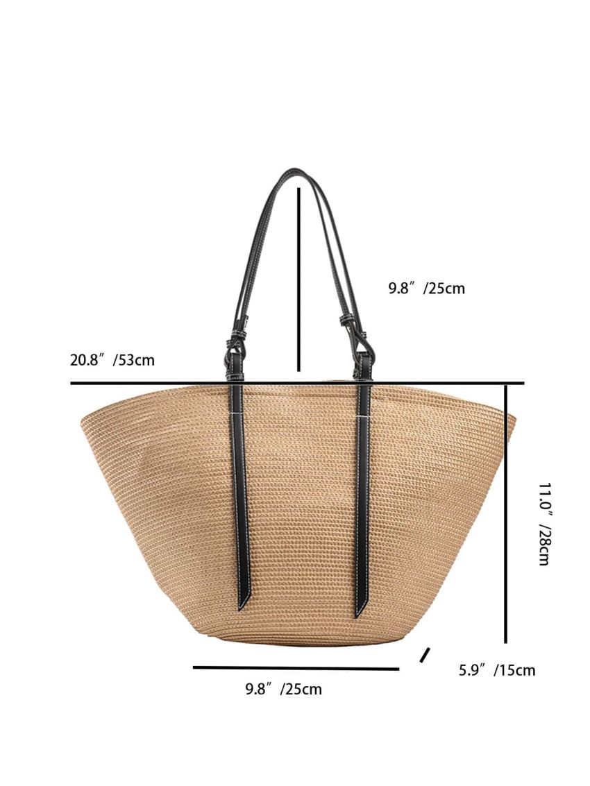 Minimalist Large Capacity Straw Bag