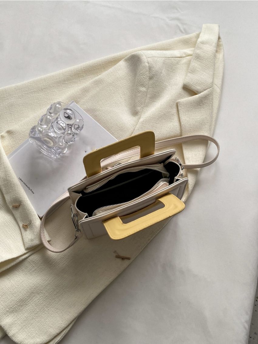 Mini Two Tone Square Bag