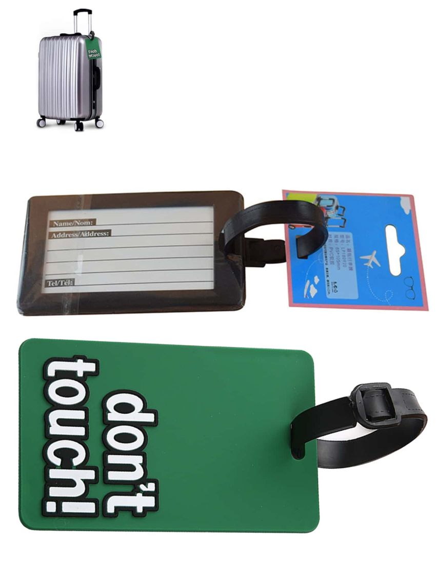 Letter Graphic Luggage Tag