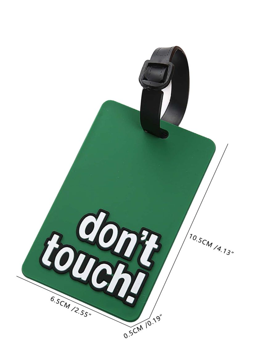Letter Graphic Luggage Tag