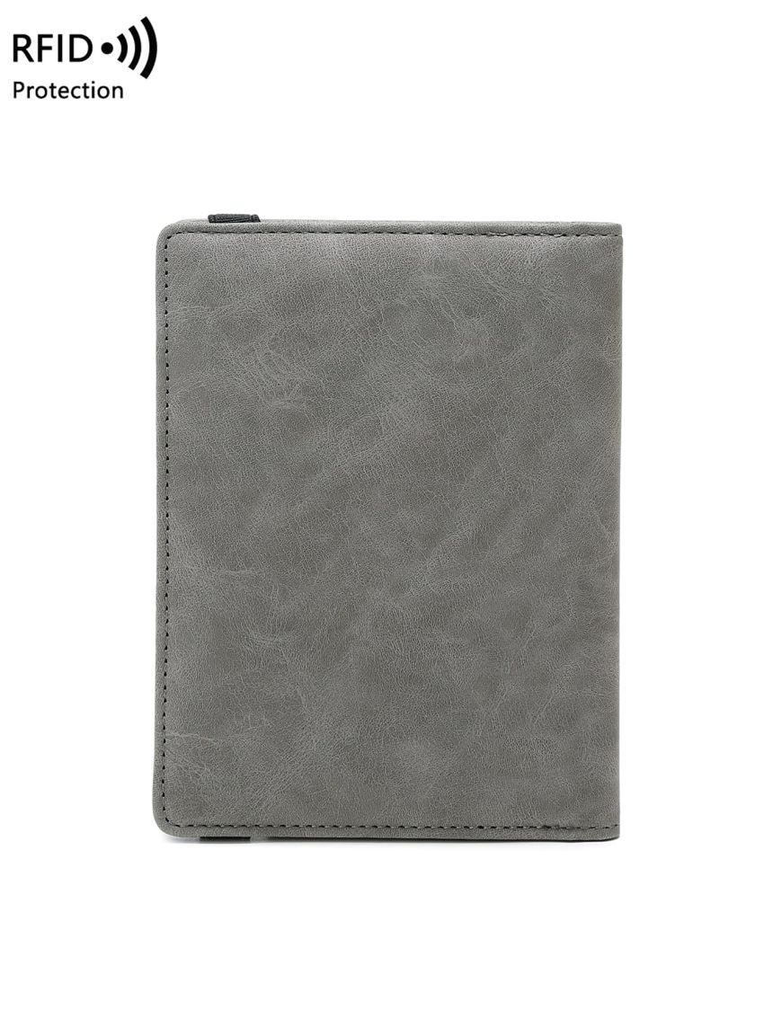 Letter Graphic Passport Case With Luggage Tag