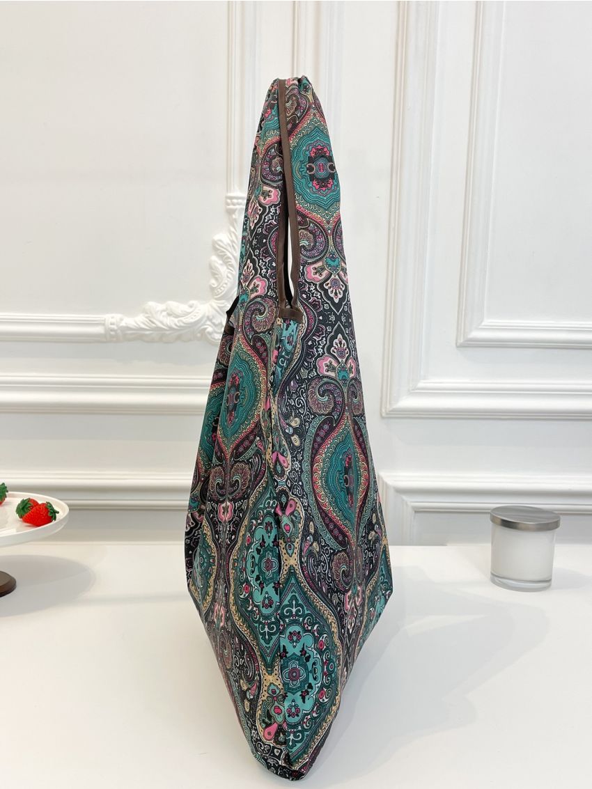 Paisley Graphic Shopper Bag Large Tote Bag