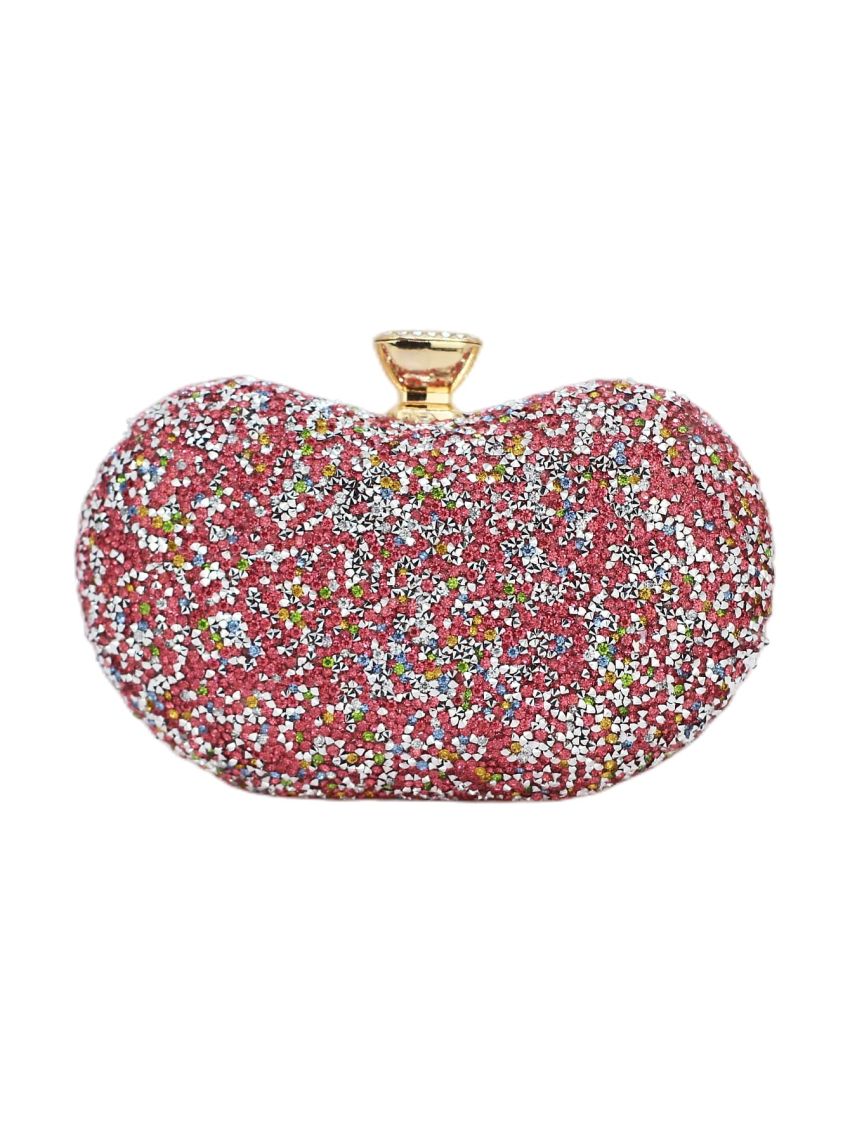 Rhinestone Decor Box Bag