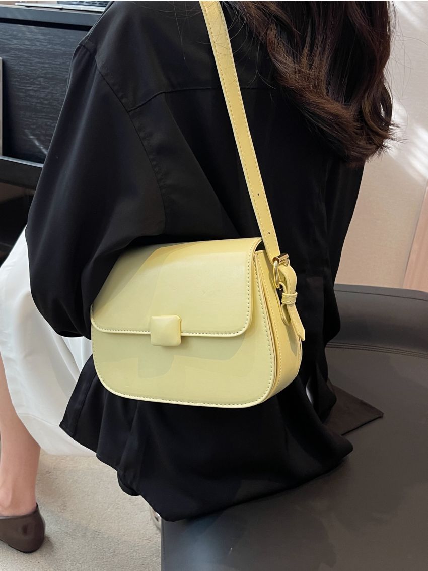 Minimalist Flap Square Bag