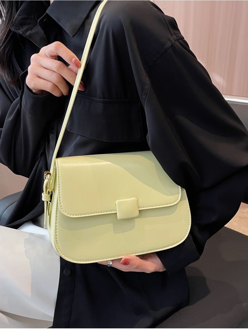 Minimalist Flap Square Bag
