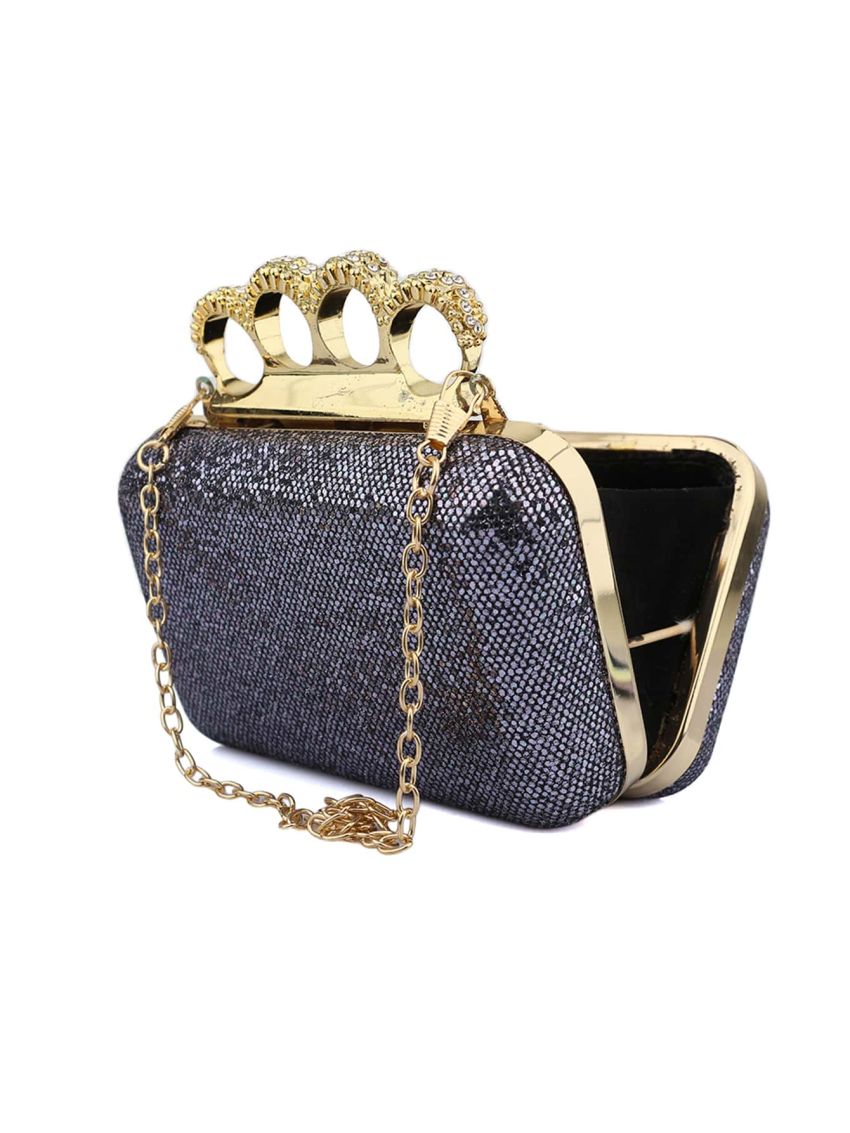 Mini Glitter & Rhinestone Decor Box Bag