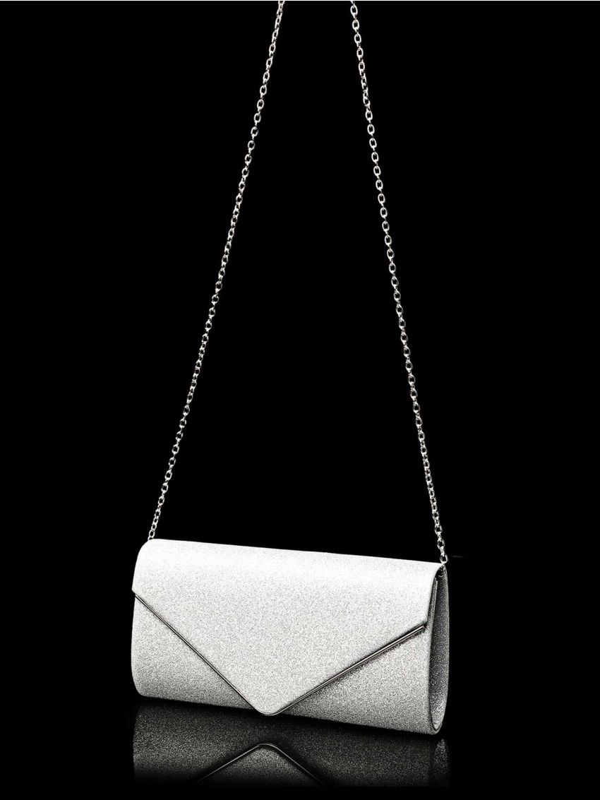 Glitter Flap Envelope Bag