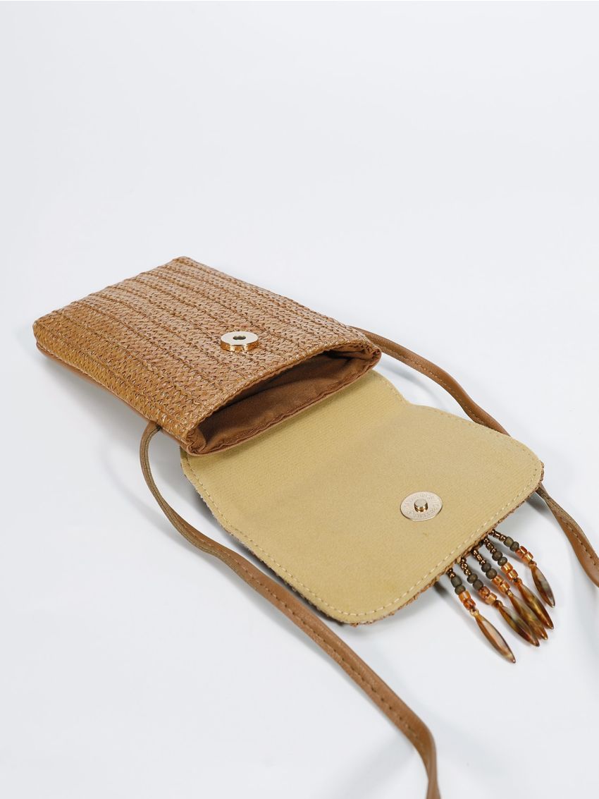 Flower Decor Flap Phone Wallet