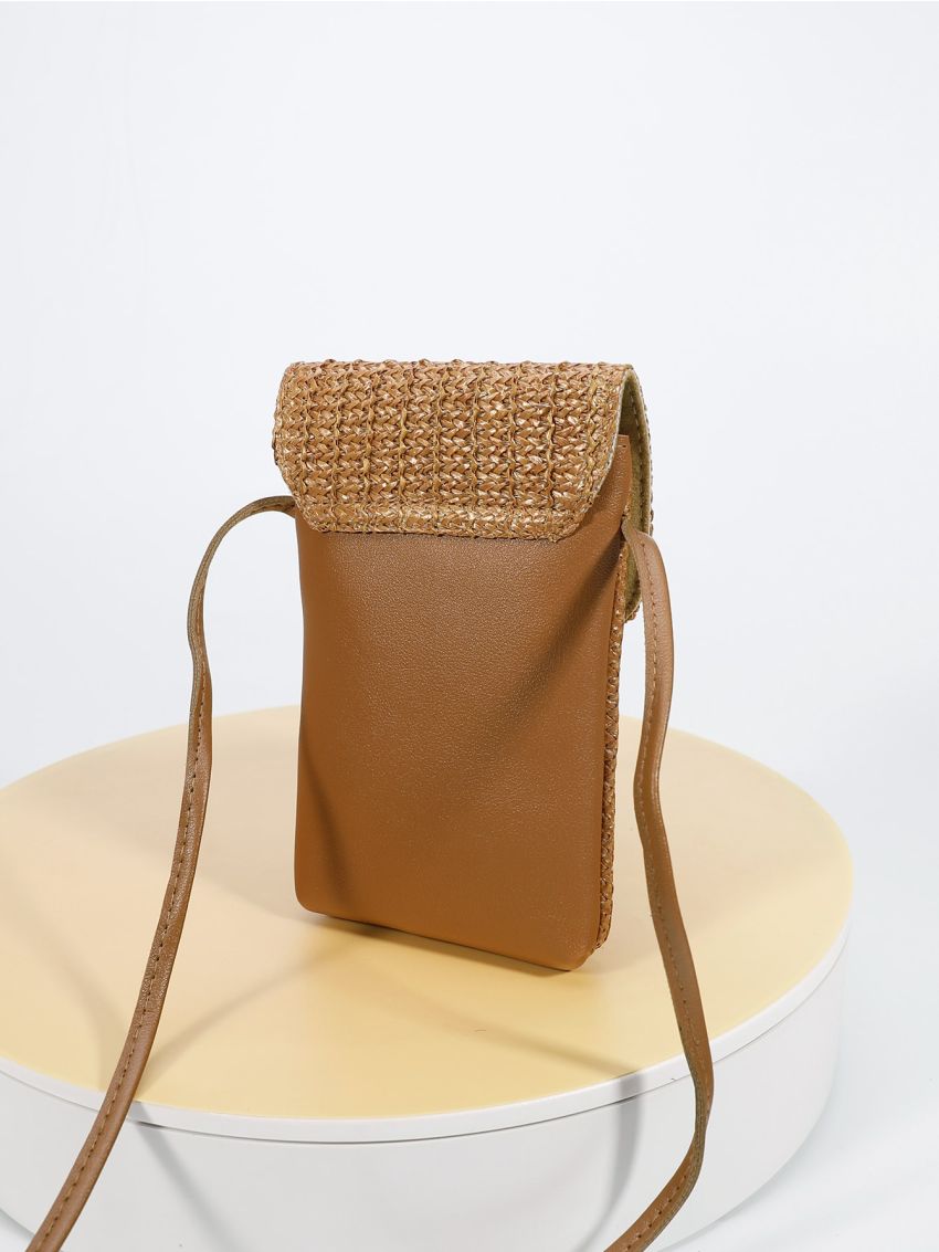 Flower Decor Flap Phone Wallet