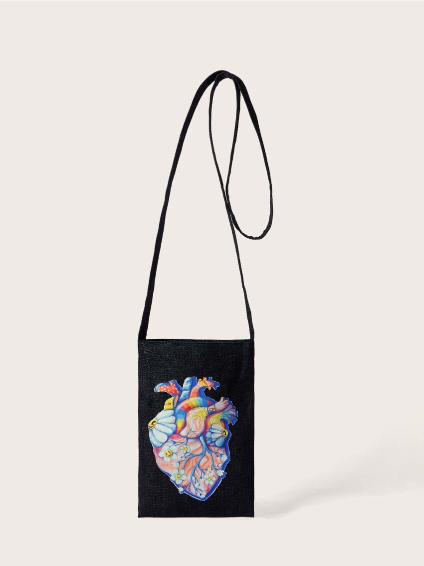 X The heart of artist by annetcart Graphic Pattern Phone Wallet