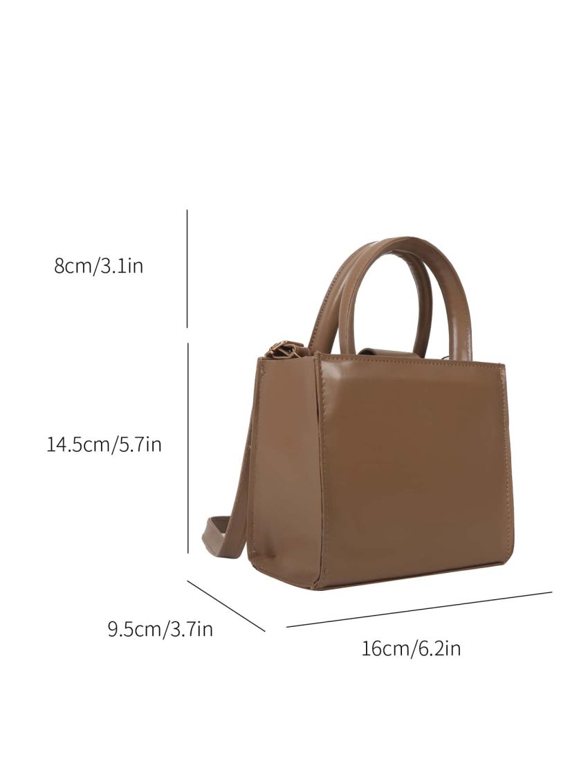 Mini Litchi Embossed Square Bag