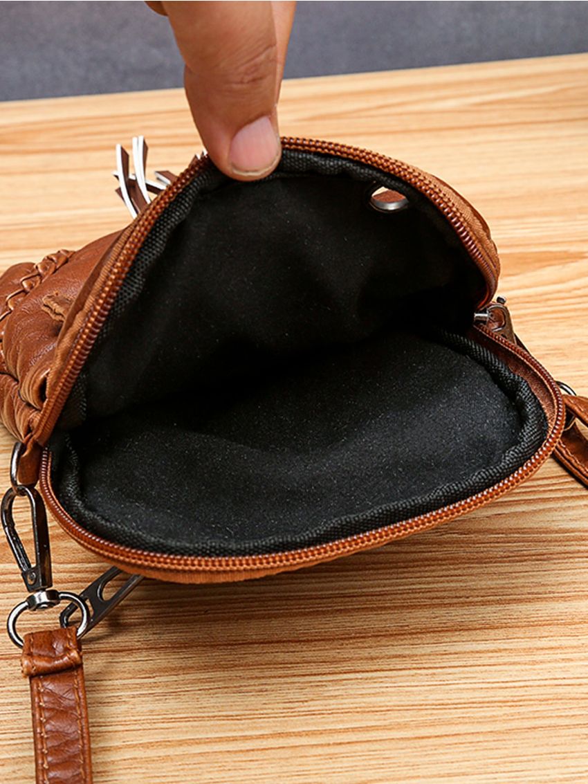 Tassel & Studded Decor Phone Wallet