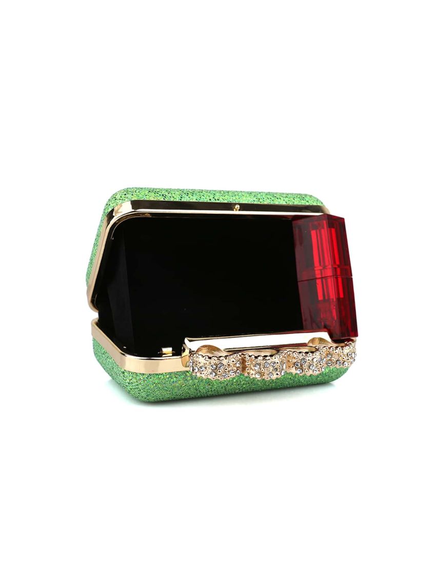 Mini Glitter & Rhinestone Decor Box Bag