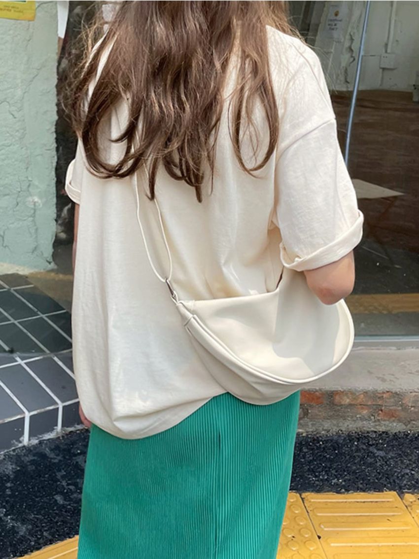 Minimalist Crossbody Bag Adjustable-strap Hobo Bag