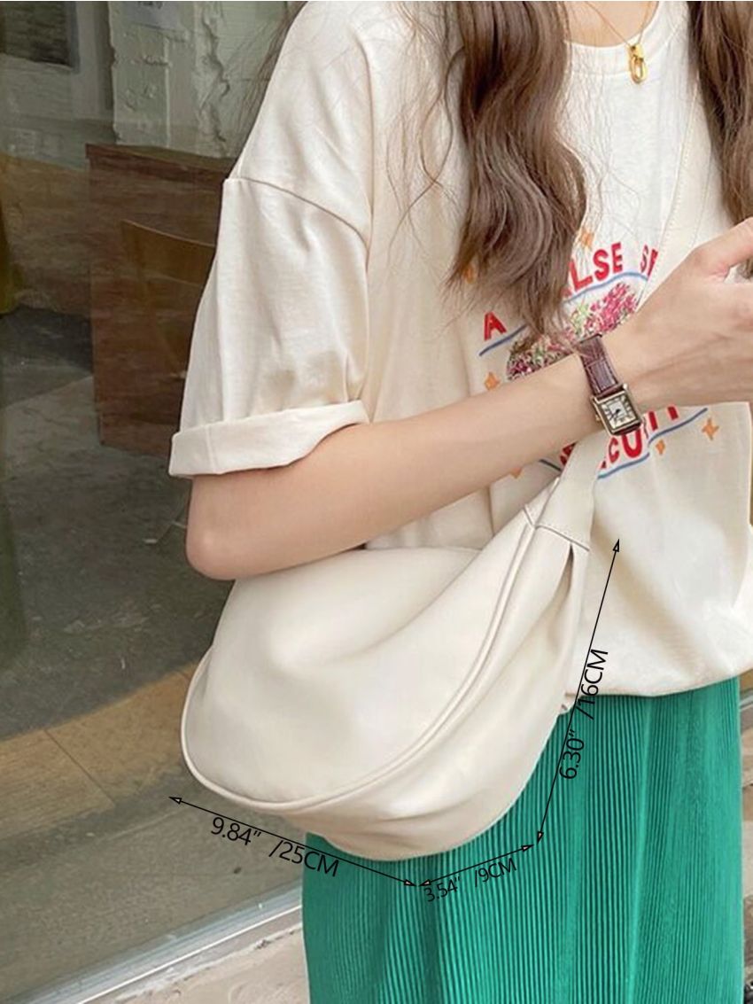 Minimalist Crossbody Bag Adjustable-strap Hobo Bag
