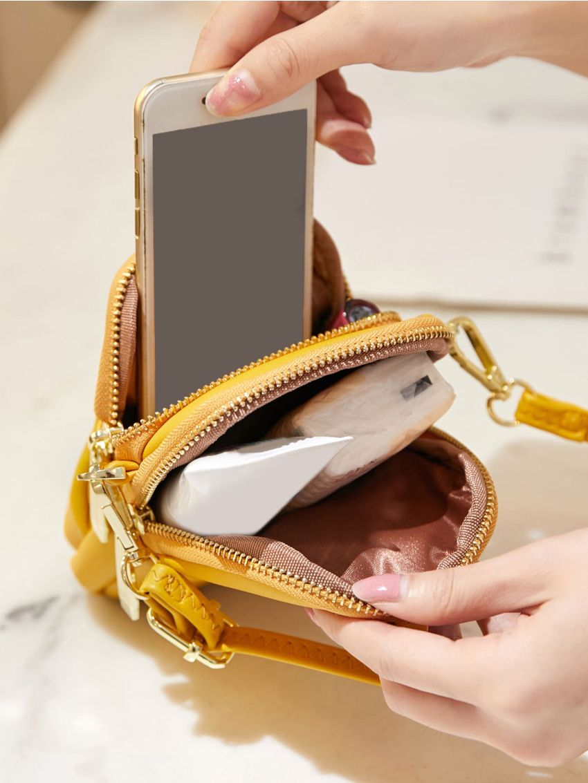 Letter Print Phone Wallet