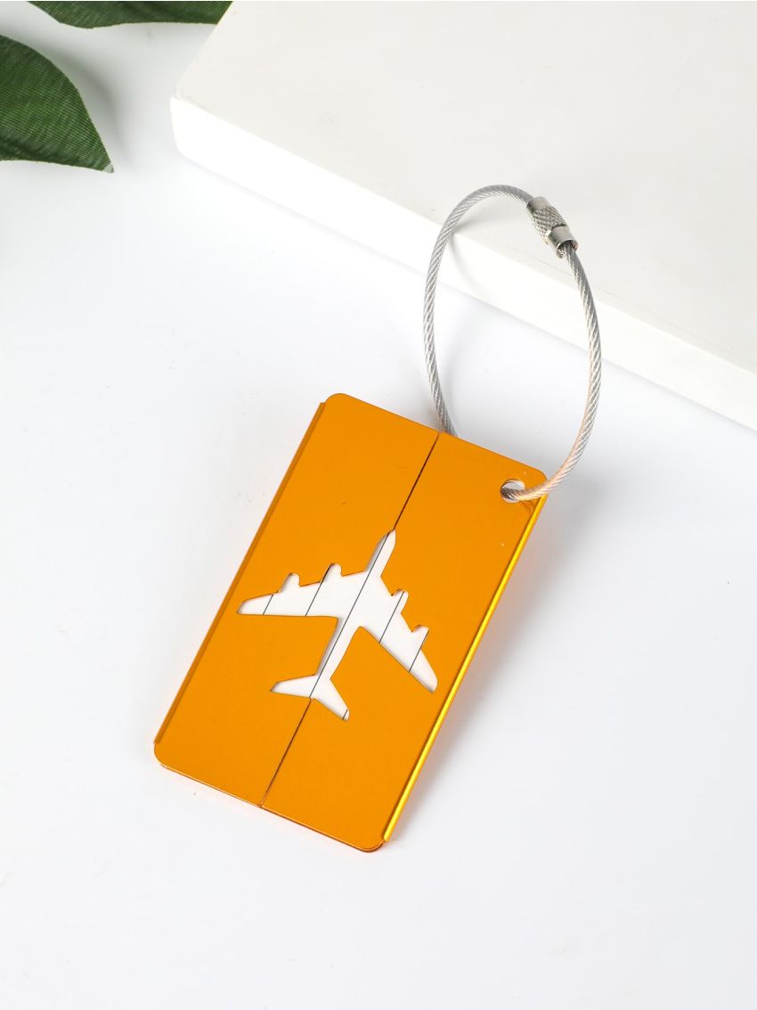 Plane Print Luggage Tag