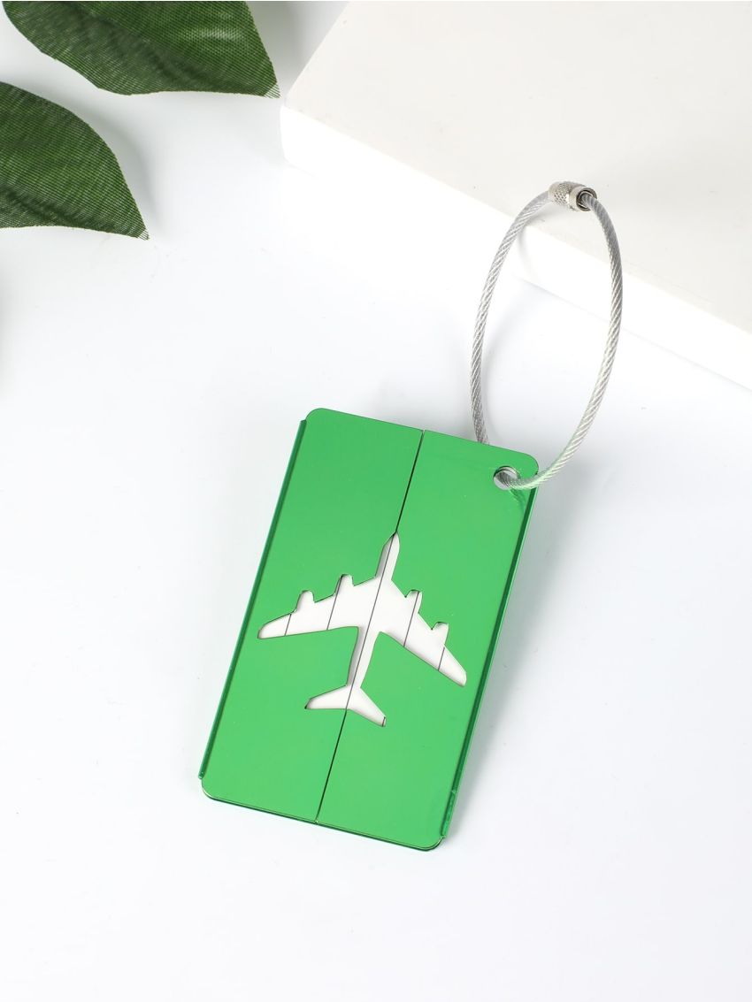 Plane Print Luggage Tag
