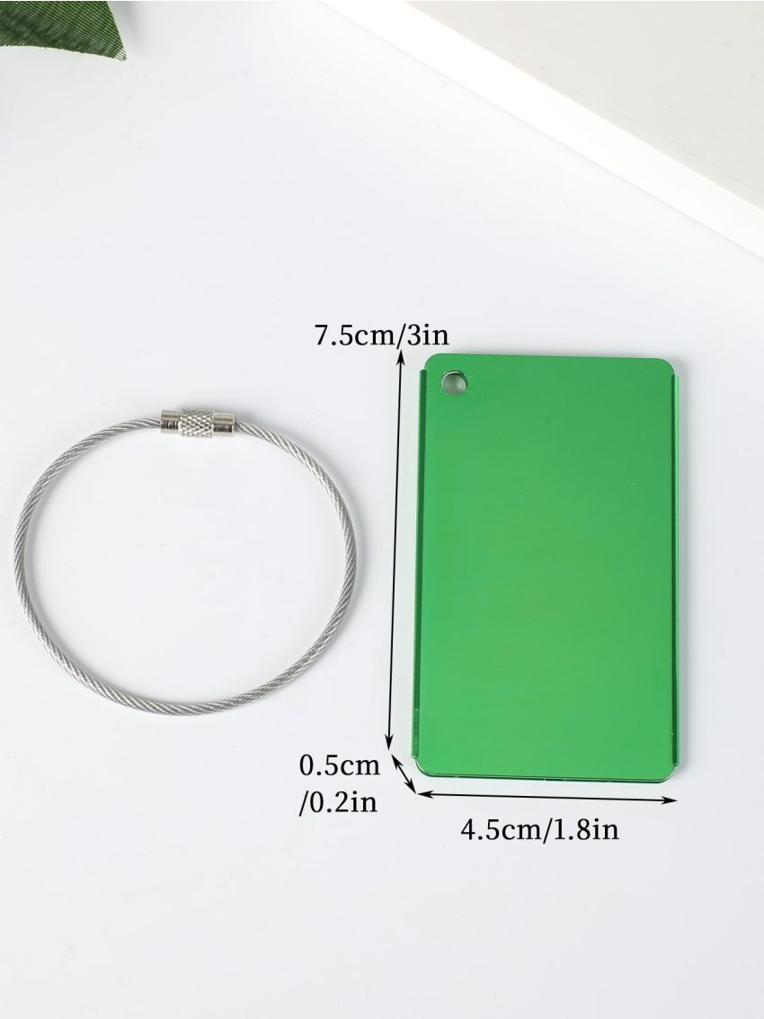 Plane Print Luggage Tag