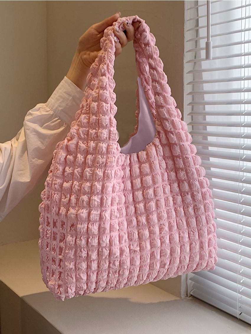 Ruched Shopper Bag