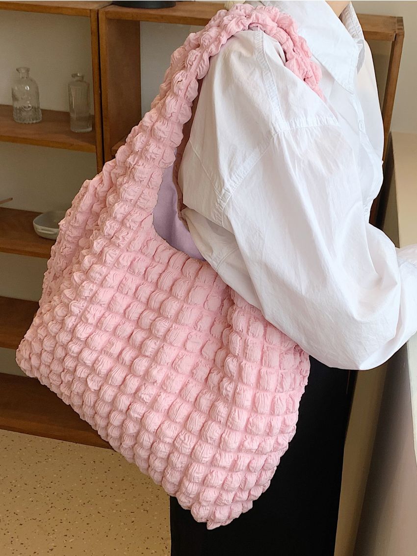 Ruched Shopper Bag