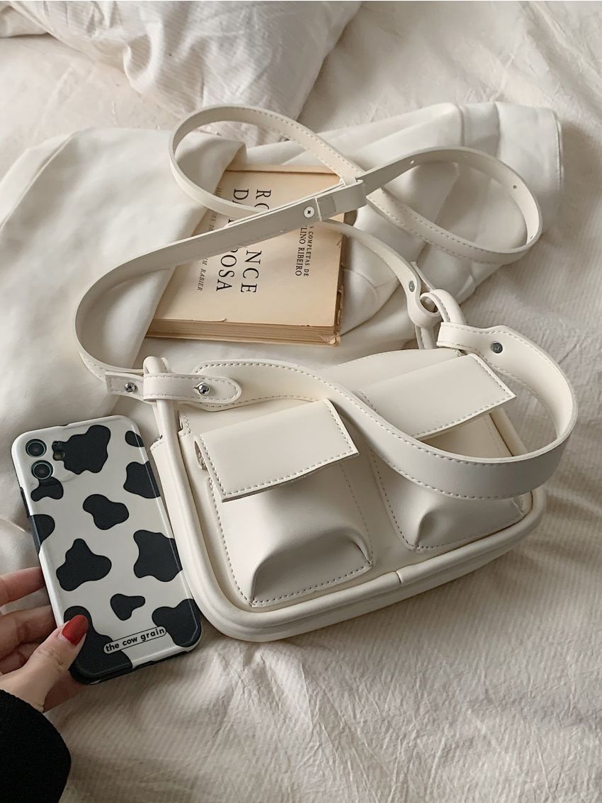 Minimalist Flap Square Bag