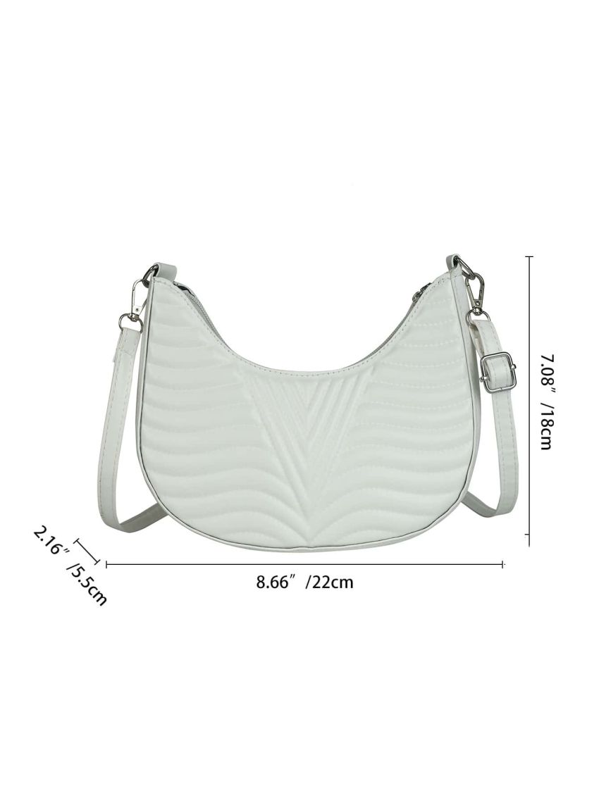 Minimalist Quilted Crossbody Bag