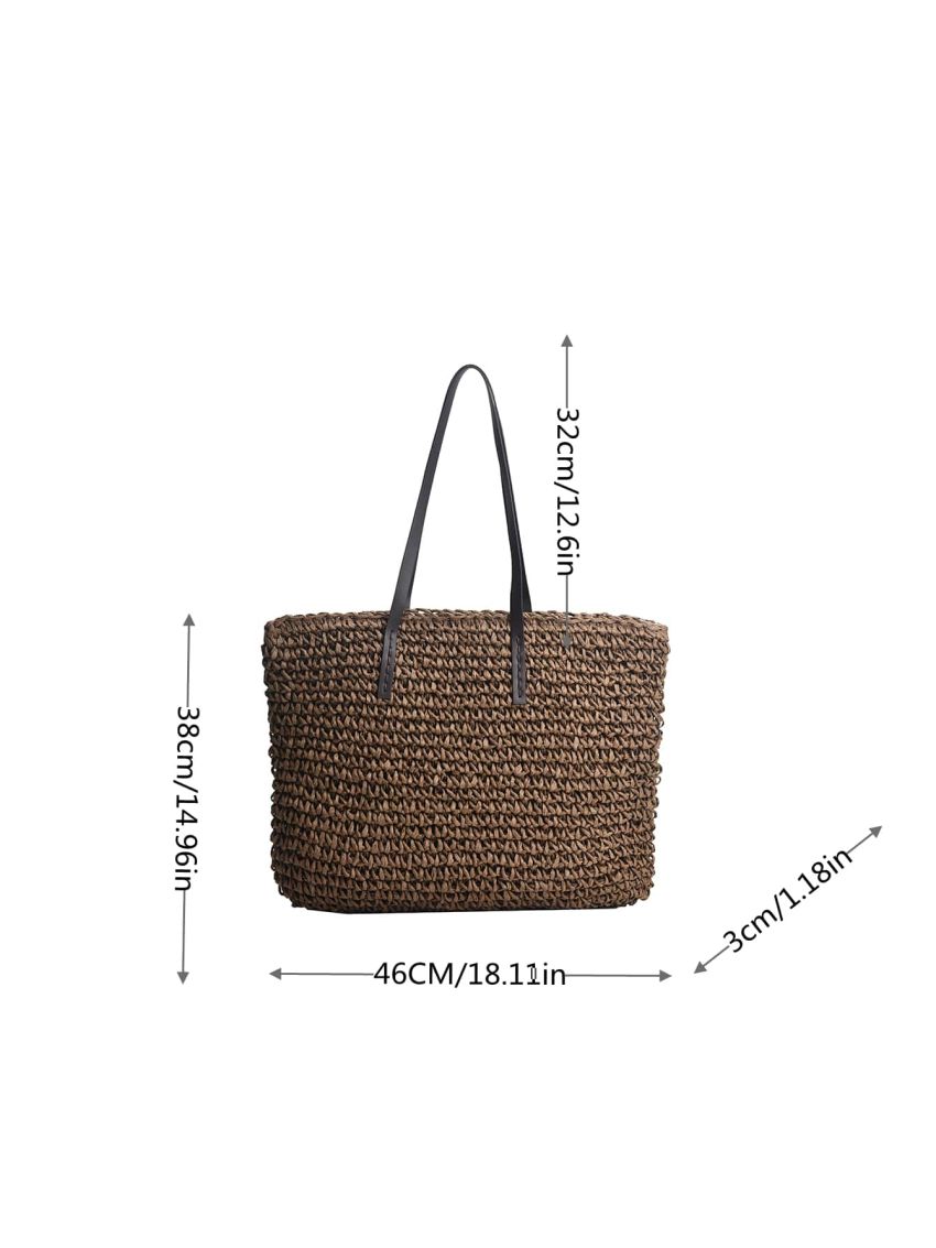 Minimalist Large Capacity Straw Bag