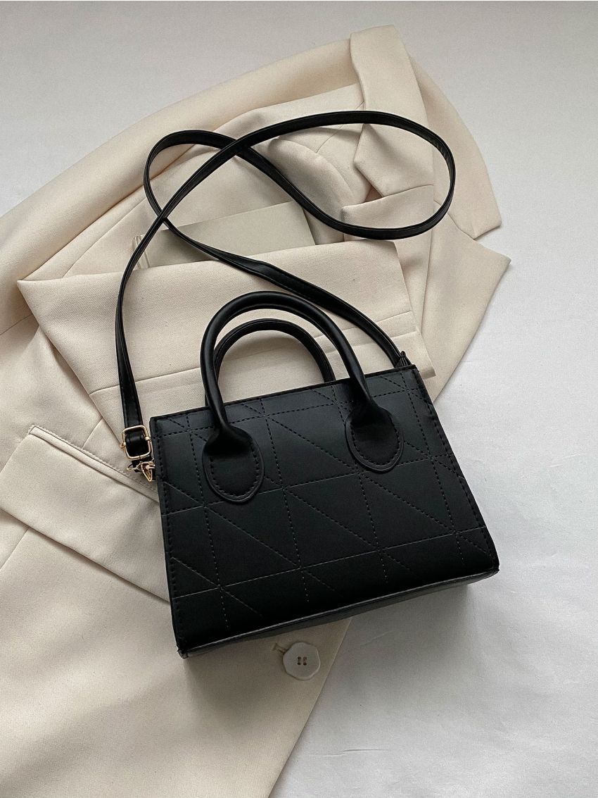 Stitch Detail Square Bag