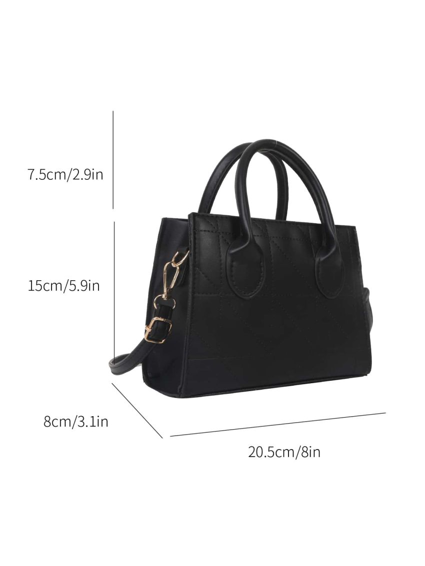 Stitch Detail Square Bag