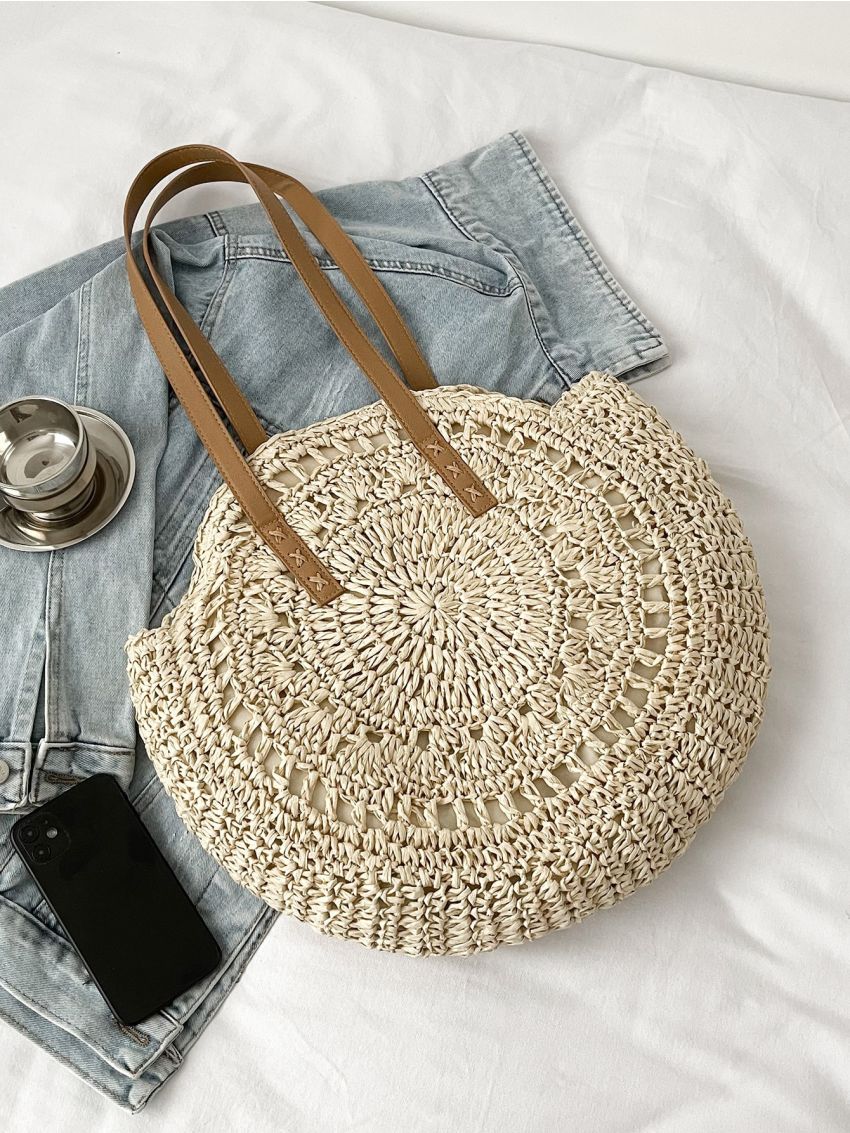 Minimalist Straw Bag