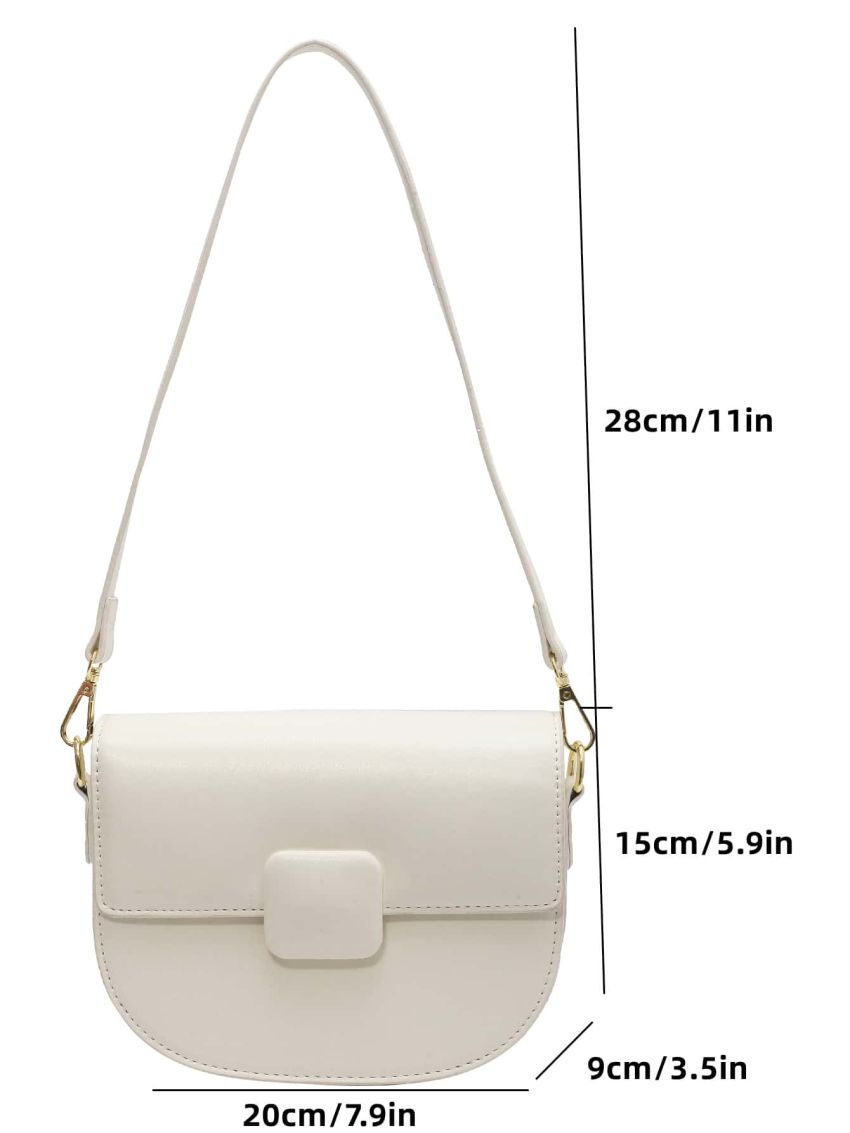Mini Minimalist Flap Saddle Bag
