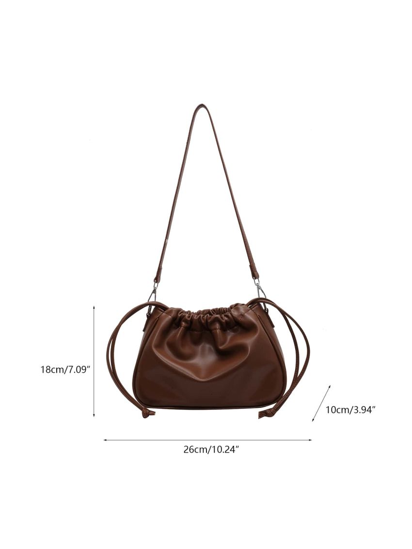Drawstring Design Bucket Bag