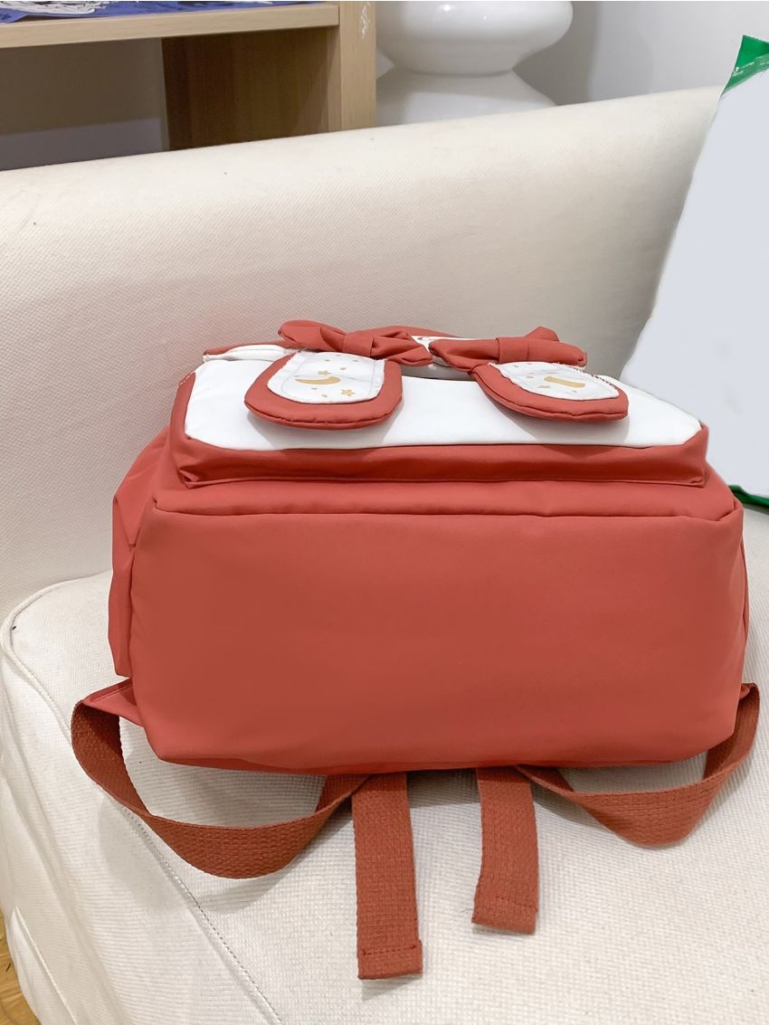 Letter Graphic Cartoon Design Backpack