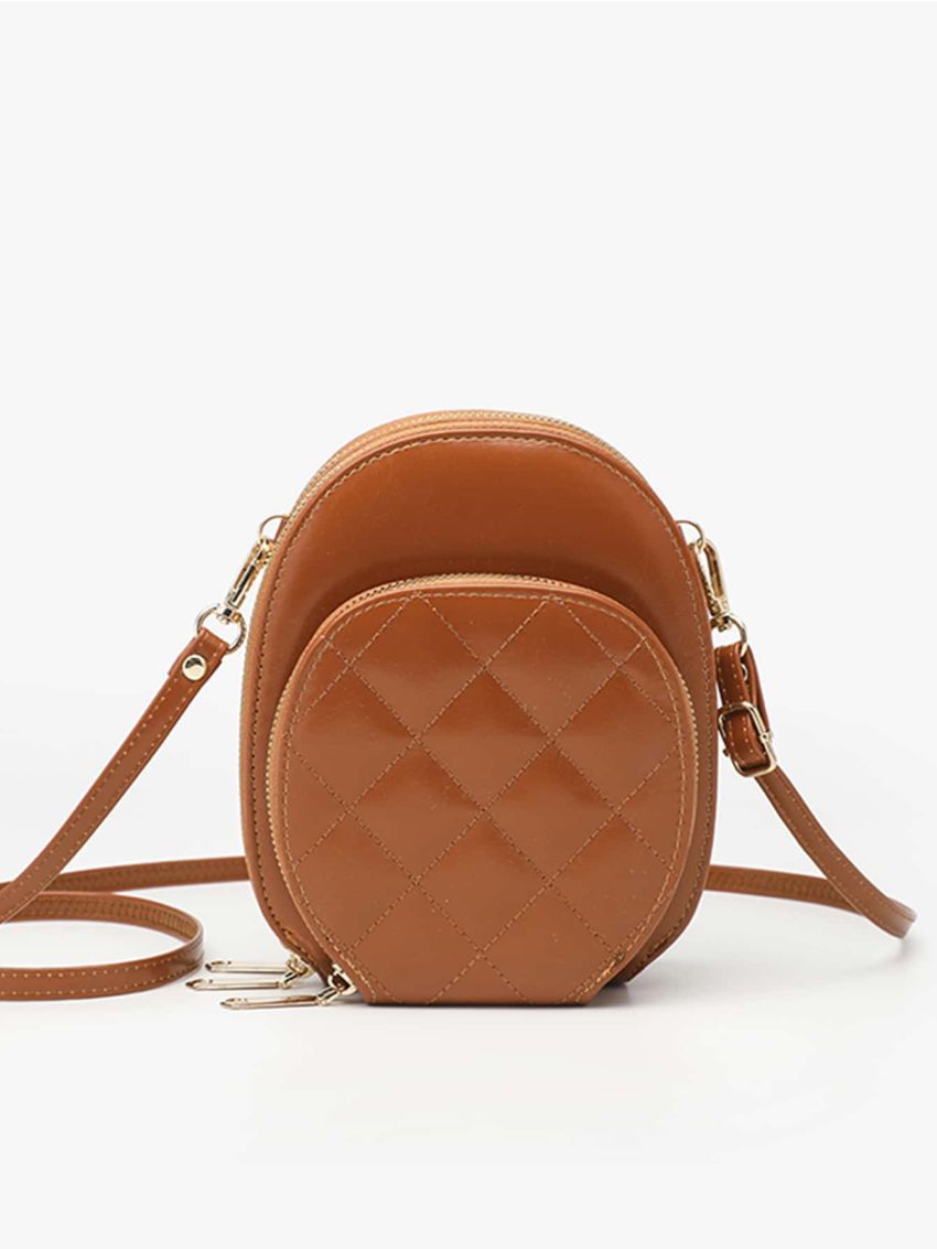 Quilted Pattern Phone Wallet