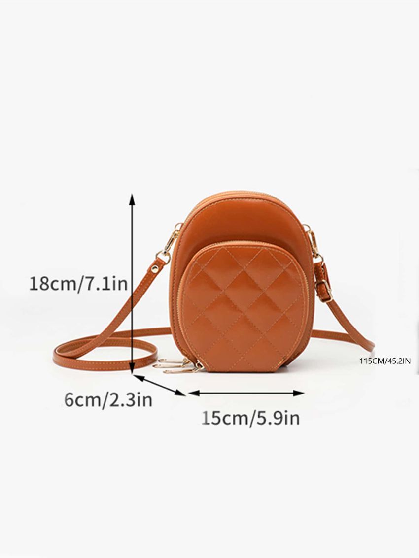 Quilted Pattern Phone Wallet