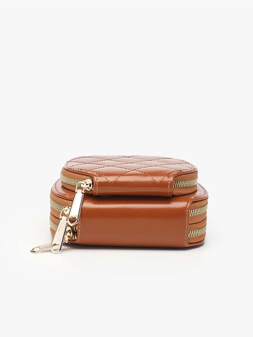 Quilted Pattern Phone Wallet