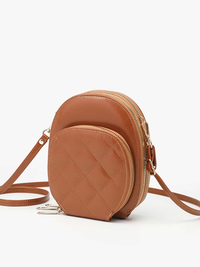 Quilted Pattern Phone Wallet