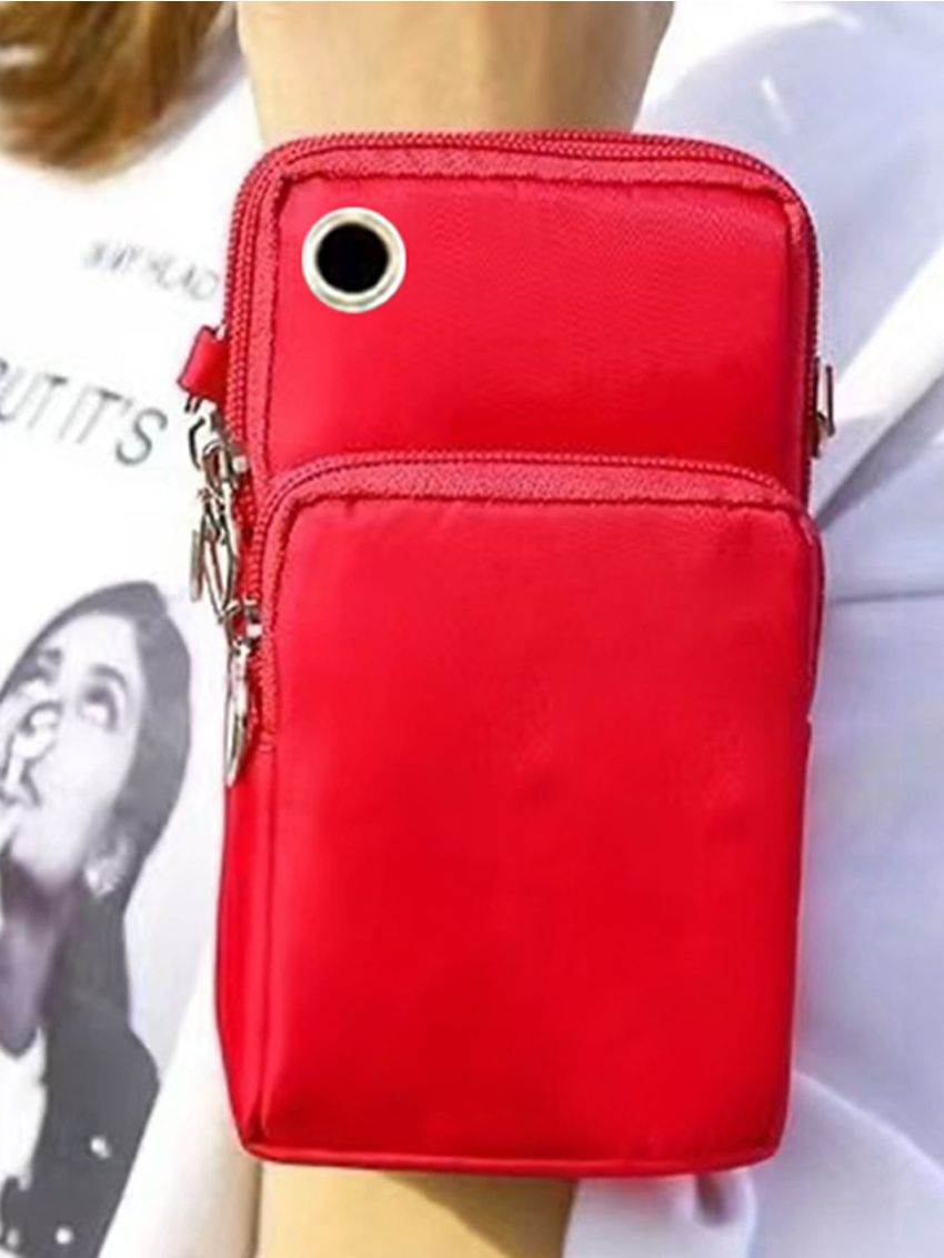 Universal Mobile Phone Bag Phone Case Wallet Outdoor Sport Arm Purse Shoulder Bag Women Phone Pouch