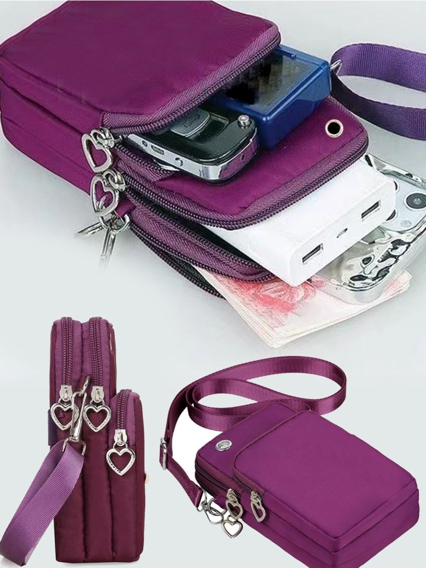 Universal Mobile Phone Bag Phone Case Wallet Outdoor Sport Arm Purse Shoulder Bag Women Phone Pouch