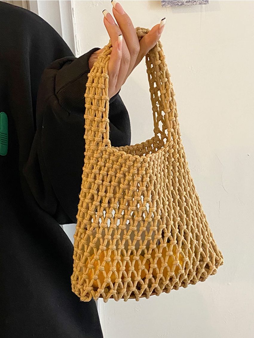 Mini Minimalist Hollow Out Crochet Bag