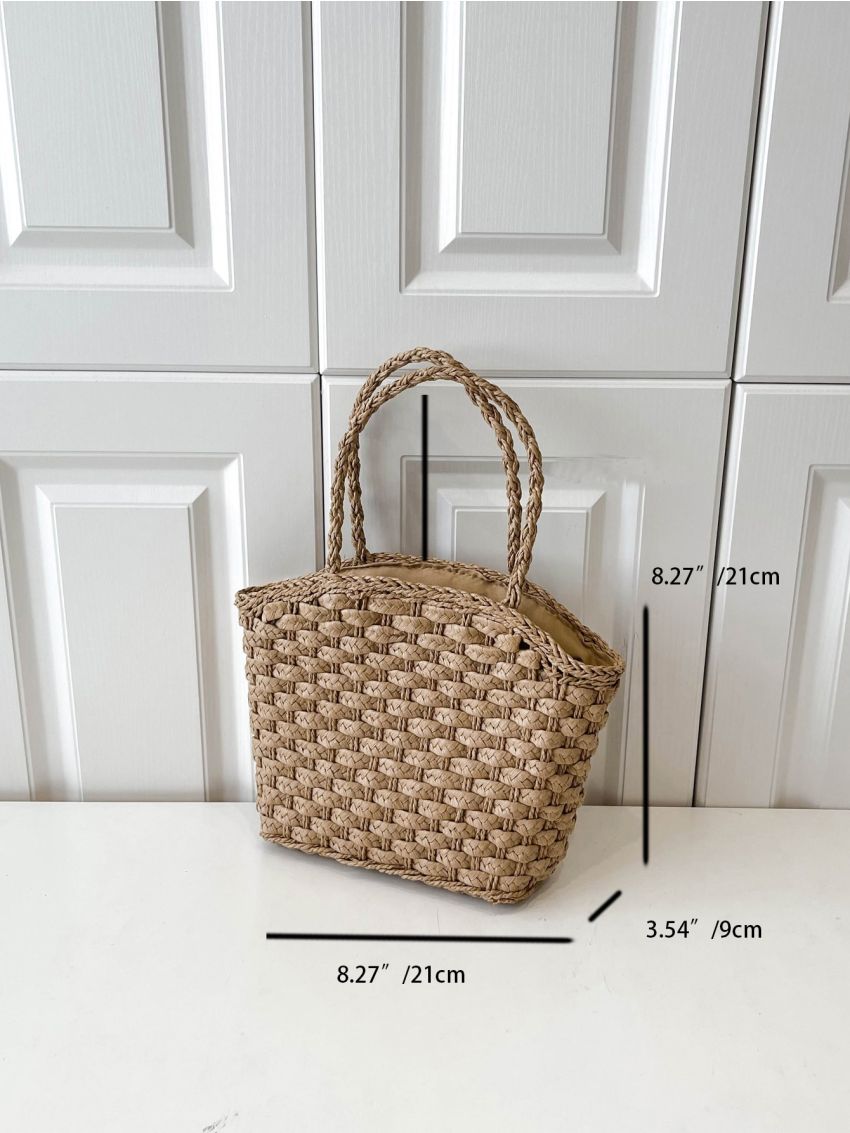 Minimalist Straw Bag