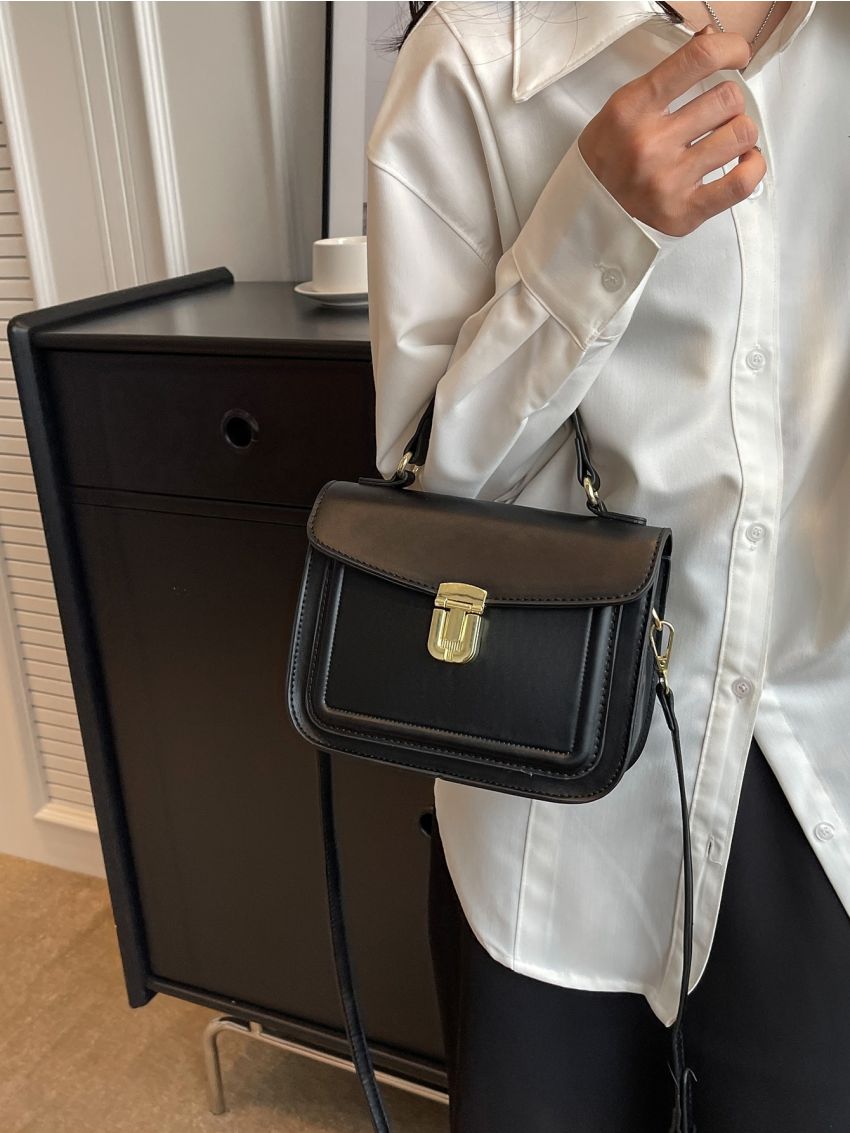 Minimalist Flap Square Bag