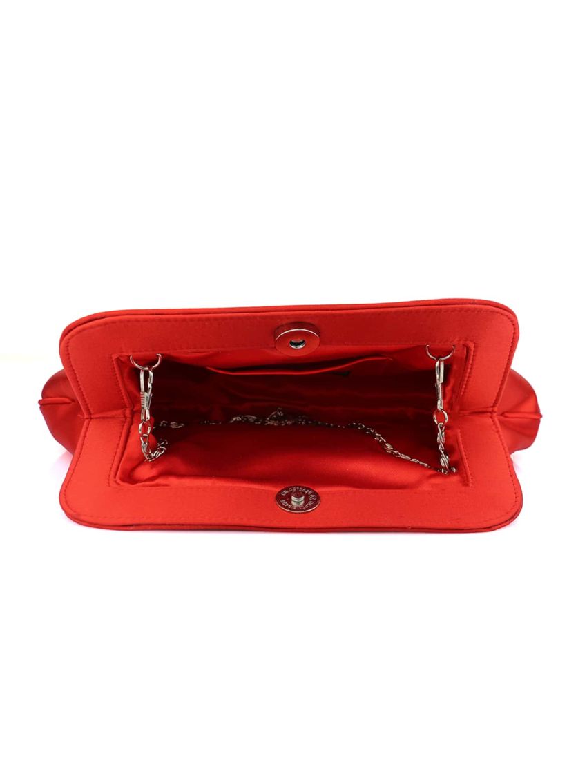 Mini Flower Decor Chain Evening Bag