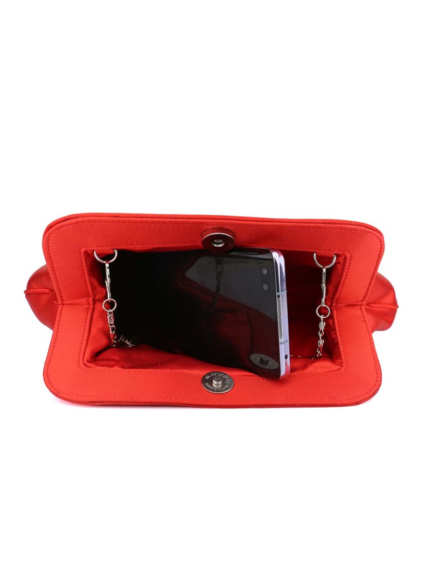 Mini Flower Decor Chain Evening Bag