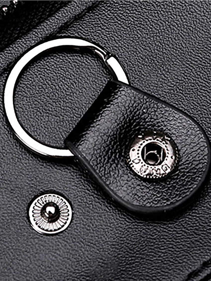 Genuine Leather Men Car Key Wallet Fashion Multi-function Keys Organizer Coin Purse Bag Key Holder